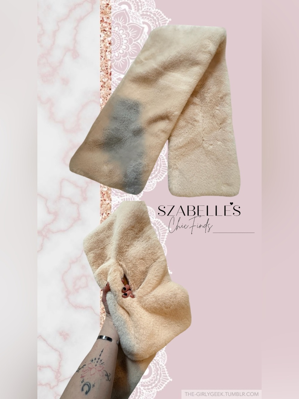 Pretty little detail, major main-character energy! 🎀🧣👑💋